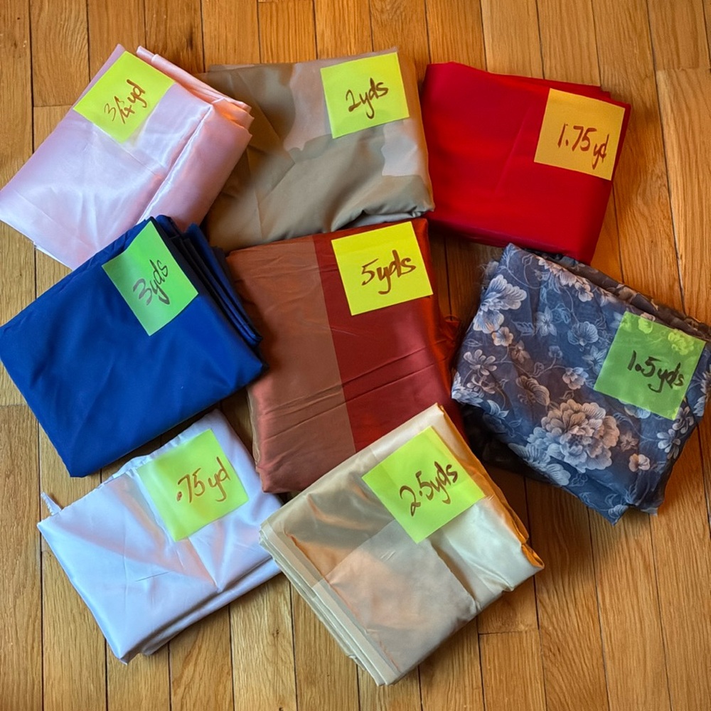 Polyester Fabric Bundle (8 pieces/17 yards)